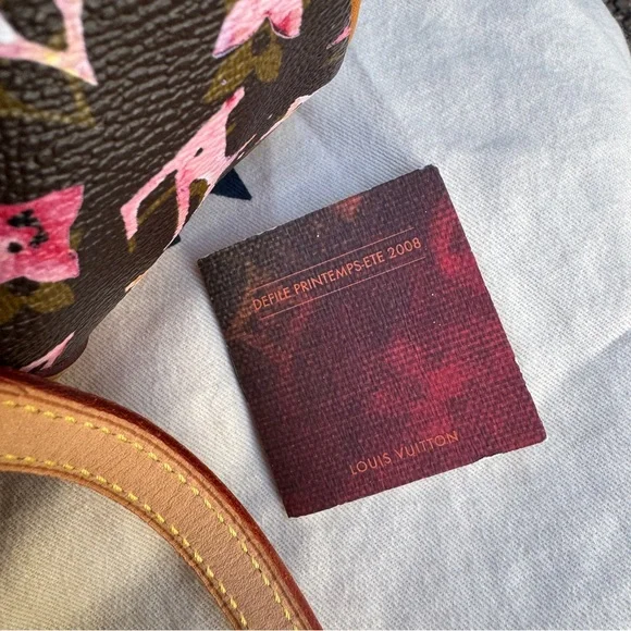 Louis Vuitton Richard Prince Monogram Watercolor Papillon 30 Shoulder Bag - Picture 15 of 15